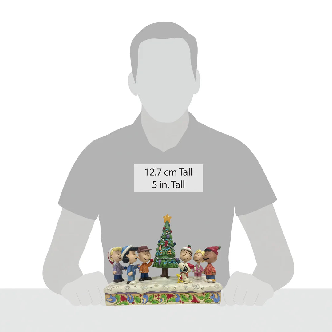 Peanuts Gang Decorating Christmas Tree by Jim Shore