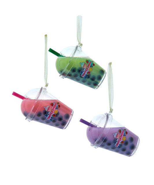 Bubble Teacup Ornaments, 3 Assorted (sold individually)