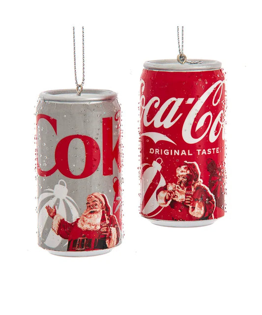 Coca-Cola® Santa Coke & Diet Coke Can Ornaments, 2 Assorted (sold individually)