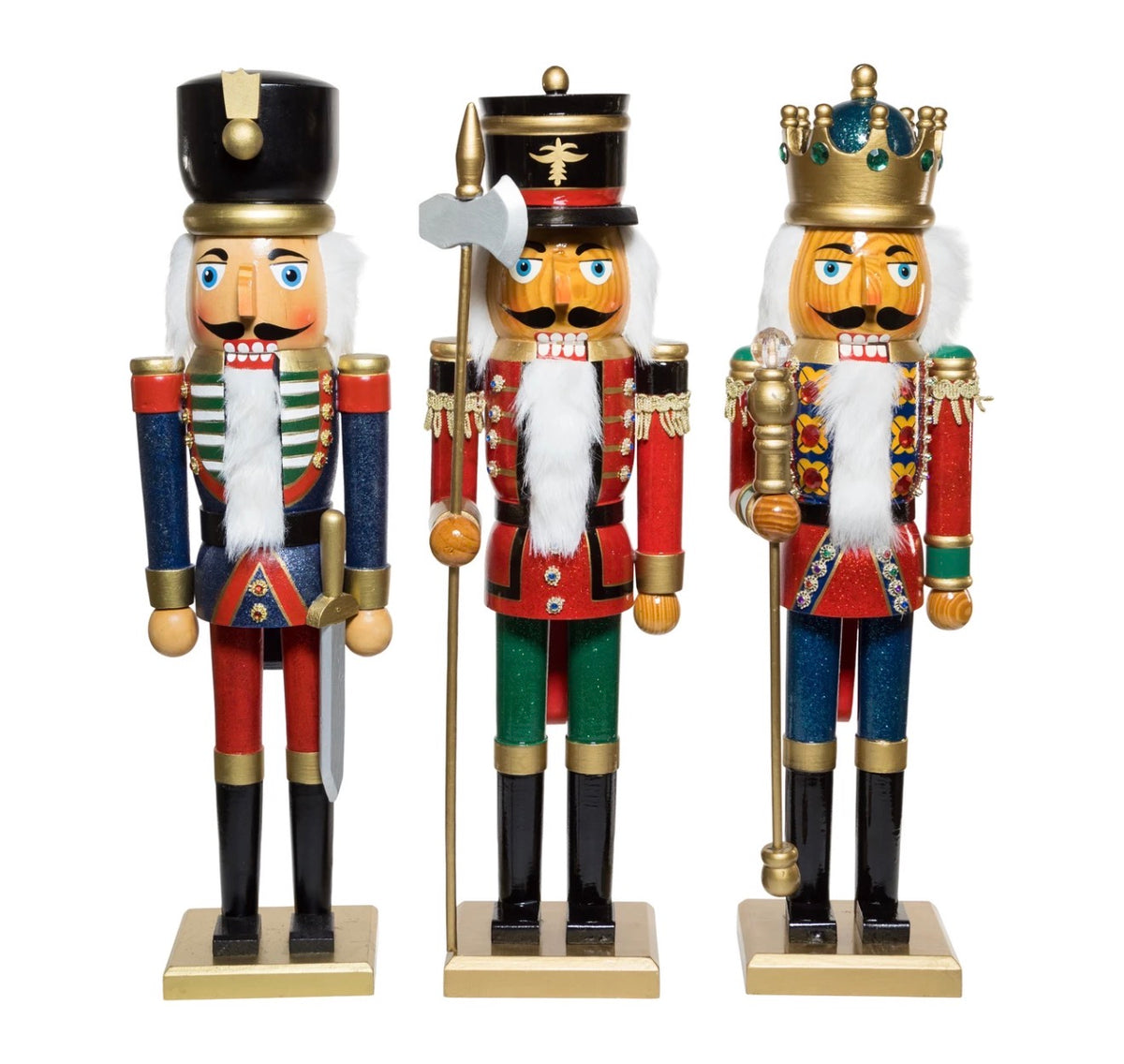 20“ King And Soldier Nutcrackers, 3 Assorted (sold individually) #C1015
