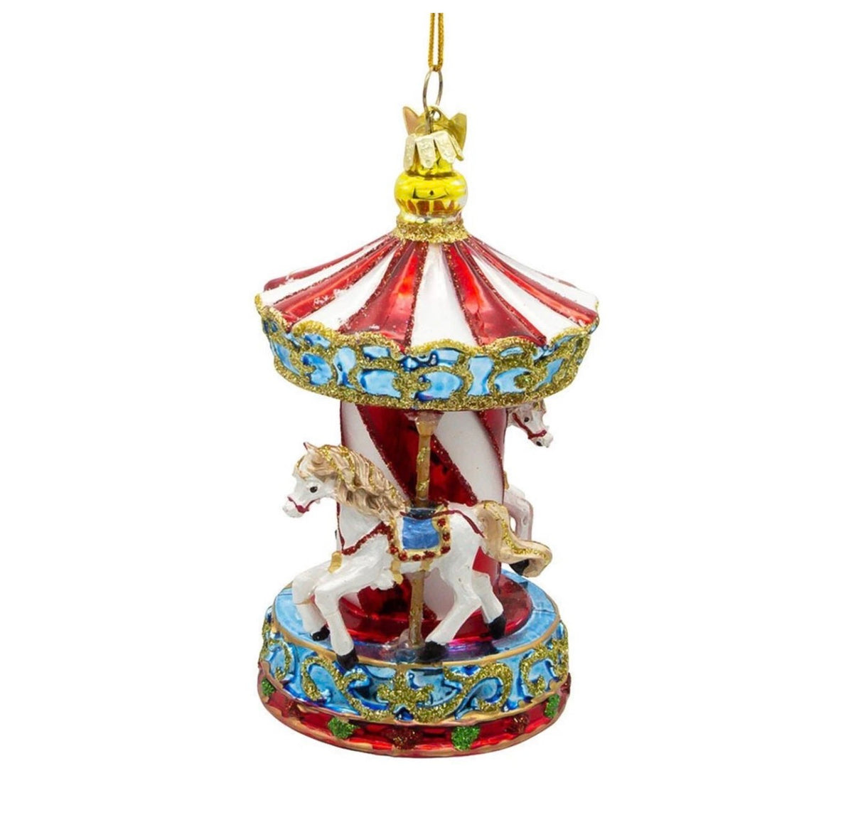 Noble Gems™ Carousel Glass Ornament #NB1360