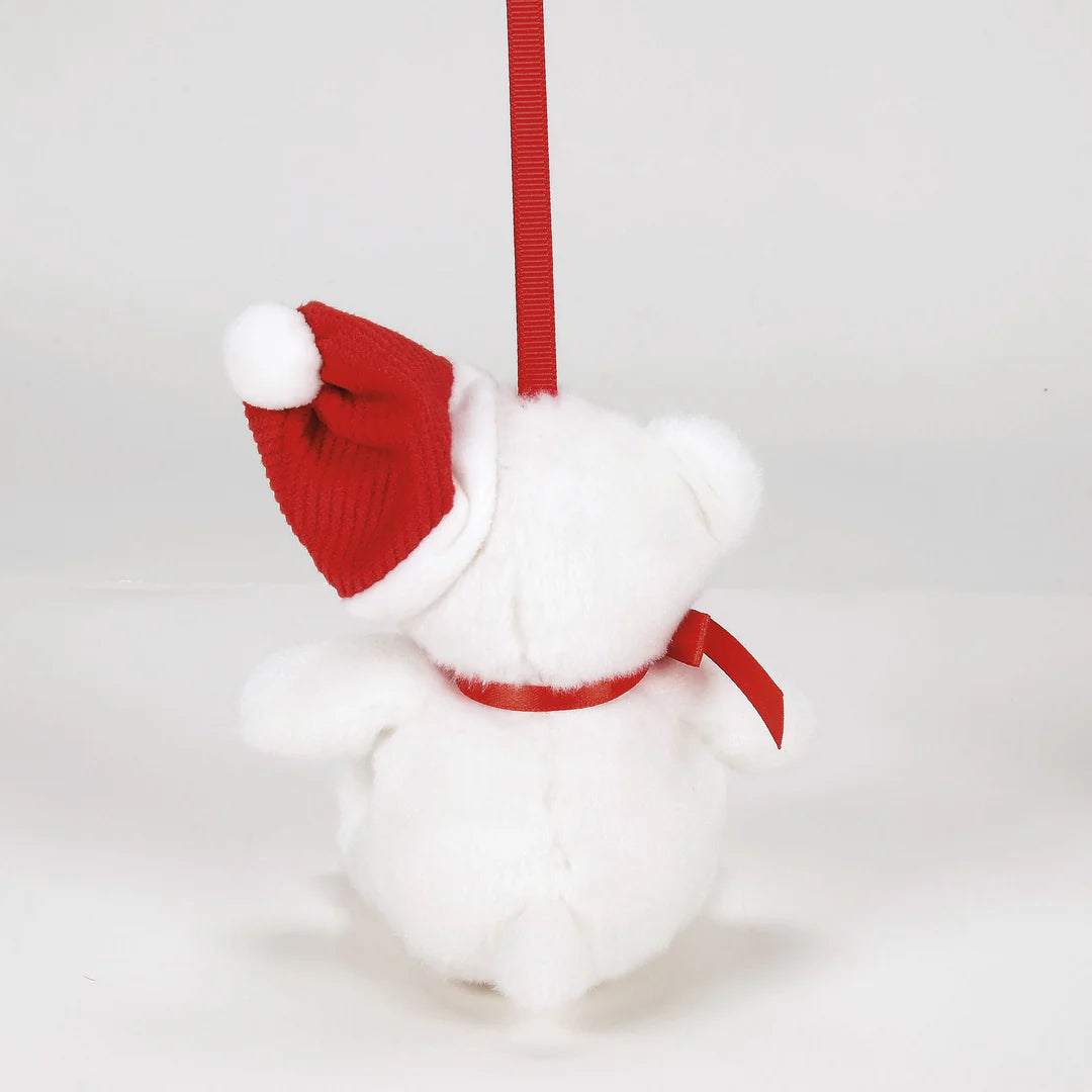 Hanging Marshmallow Holly Jolly by Boyds Bears