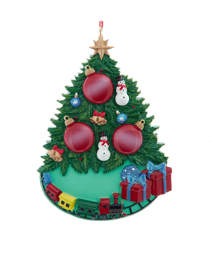 5" RESIN CHRISTMAS TREE FAMILY OF 2, 3, 4, and 5 ORNAMENT (sold individually)