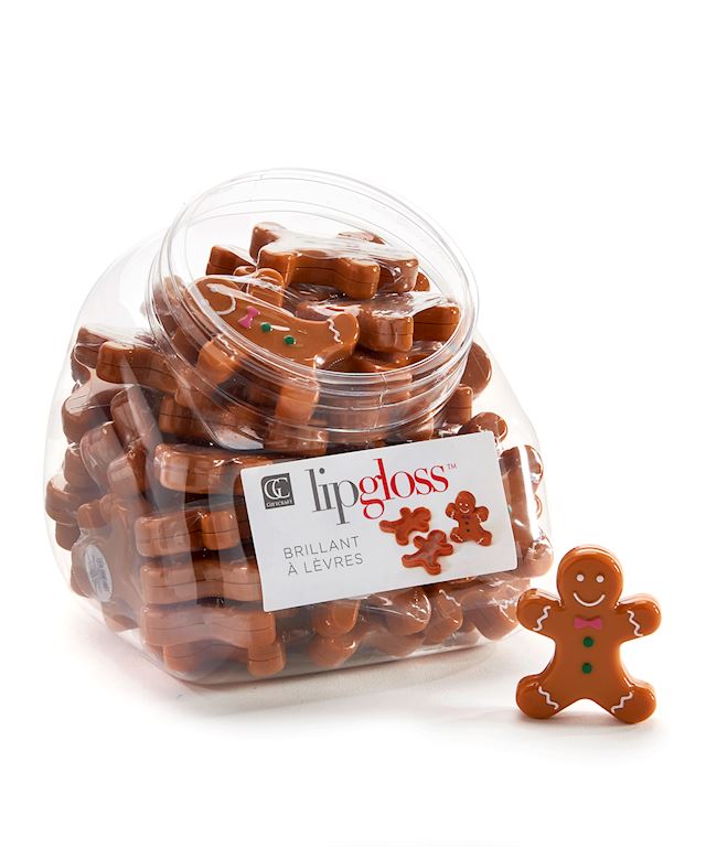 Gingerbread Man Design Lip Gloss