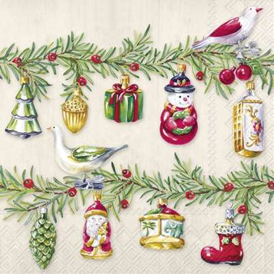 Christmas 2026 Lunch Paper Napkin Collection, IHR Company-Large Variety (sold individually)