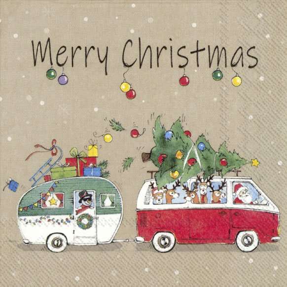 Christmas 2026 Lunch Paper Napkin Collection, IHR Company-Large Variety (sold individually)