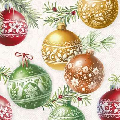 Christmas 2026 Lunch Paper Napkin Collection, IHR Company-Large Variety (sold individually)