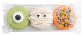 Halloween 3pc Decorated Cookies