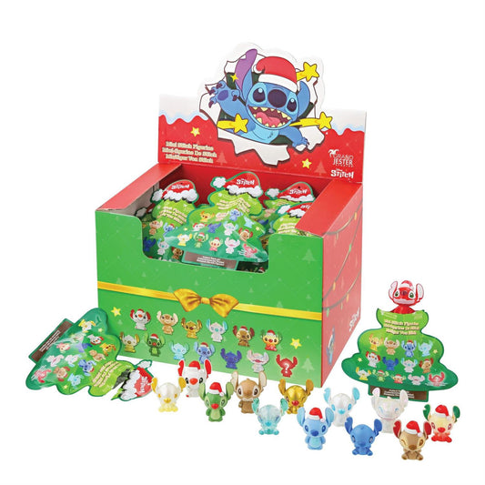 Stitch Mini Collectables in Christmas Tree Package