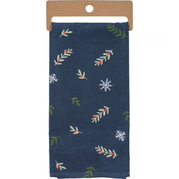 Friends Are Like Snowflakes Kitchen Towel