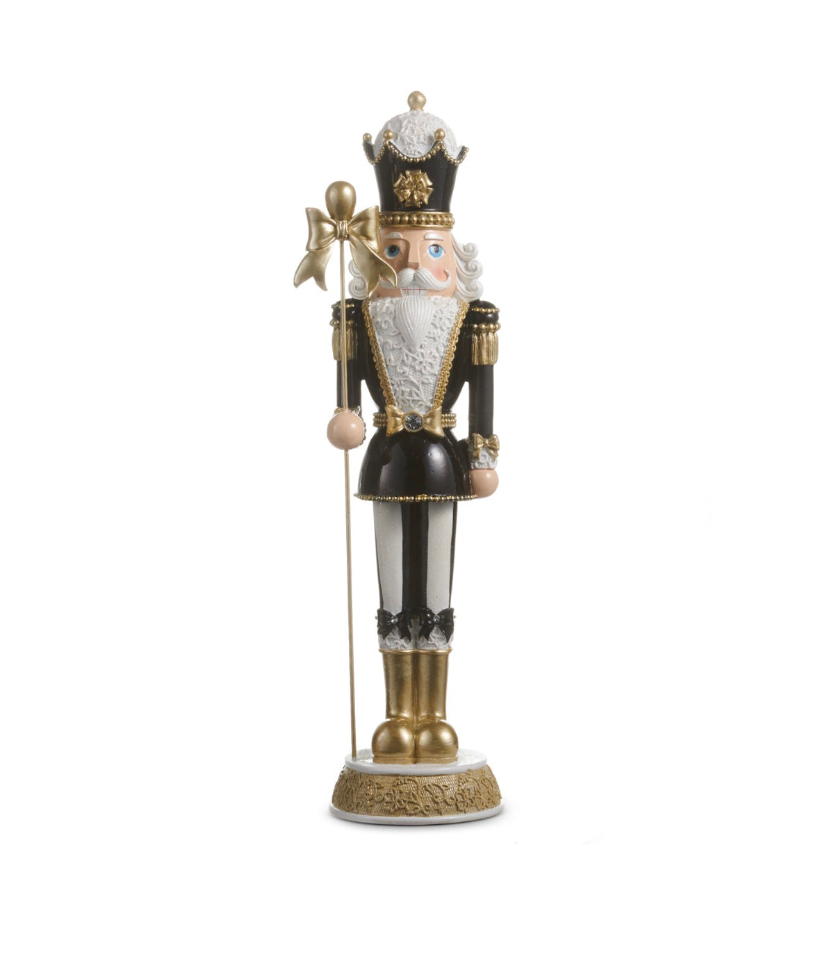 17.75" Black Bow Nutcracker