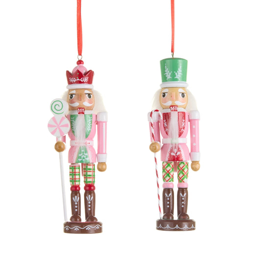 6" Sugar And Spice Nutcracker Ornament, 2 Assorted (sold individually)