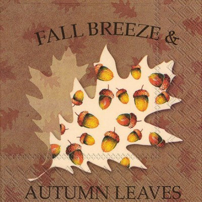 Lunch Paper Napkins: FALL BREEZE by IHR