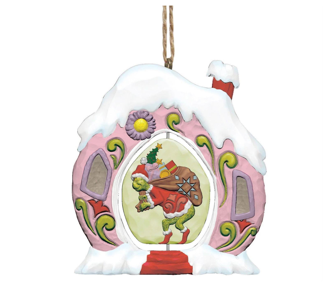 Whoville House/Grinch Ornament by Jim Shore