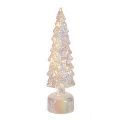 SPINNING TREE-CLEAR IRIDESCENT LED