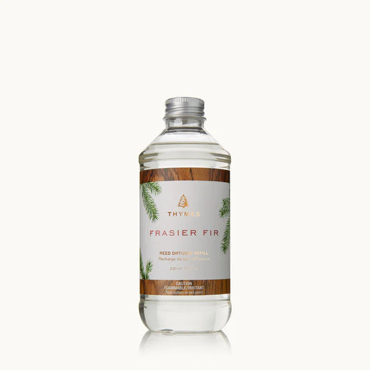 Refresh any Frasier Fir Reed Diffuser with this convenient, best-selling diffuser oil refill. A flameless home fragrance option that fills your home with the crisp, just-cut forest fragrance.