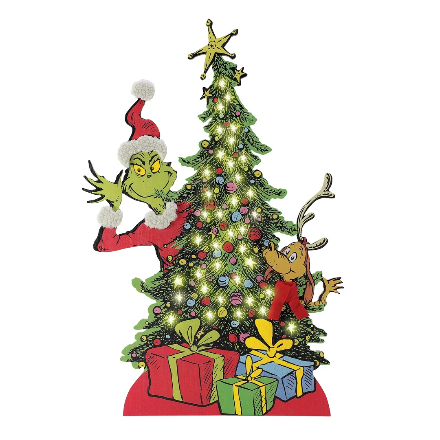 The Grinch and Max's Tree, LED Stand Up Sign