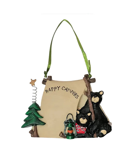 Happy Campers Ornament For Personalization