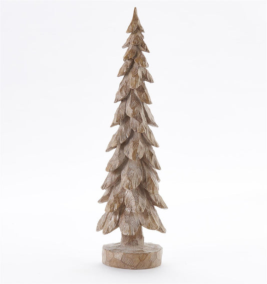 Large Brown Christmas Tree Figurine