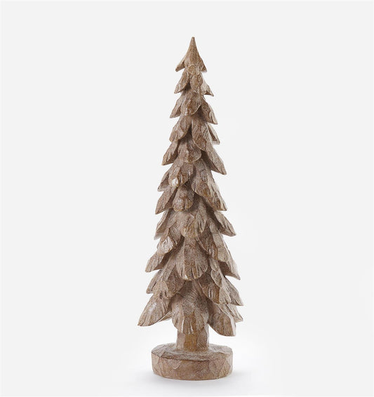 Small Brown Christmas Tree Figurine