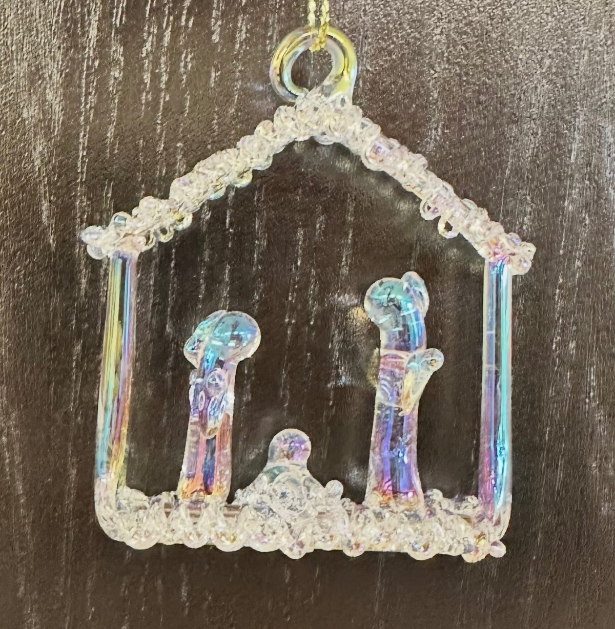 Glass Nativity Scene 2 x 2