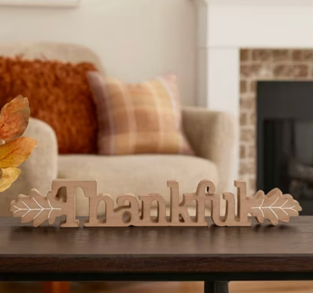 Thankful Decorative Plaque