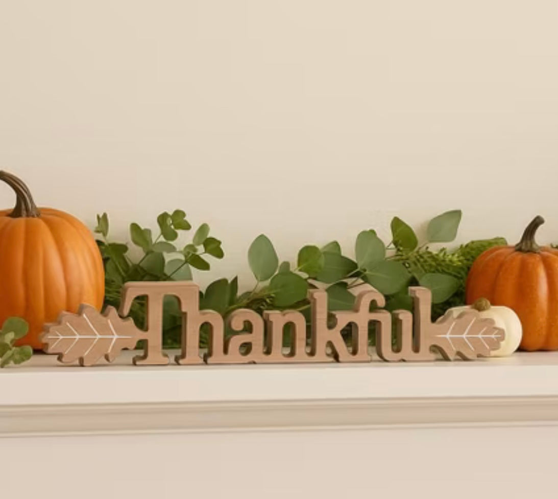 Thankful Decorative Plaque