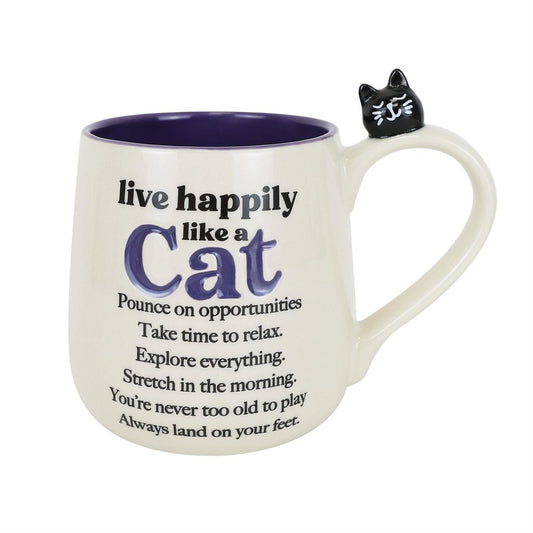 Happy Cat Artisan Mug