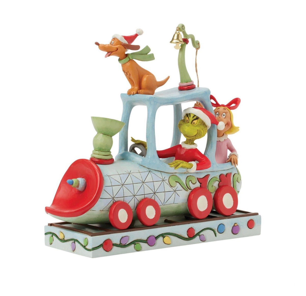 Grinch, Max and Cindy on Train
