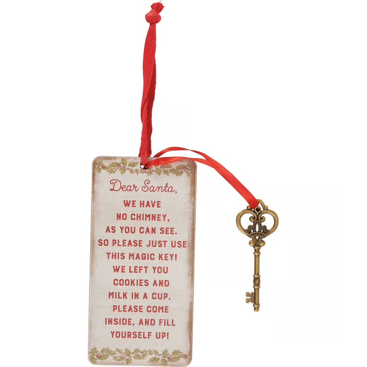 Santa’s Magic Key Door Ornament