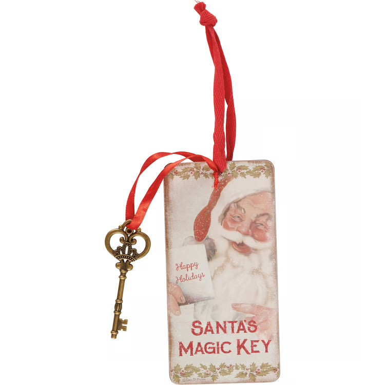 Santa’s Magic Key Door Ornament