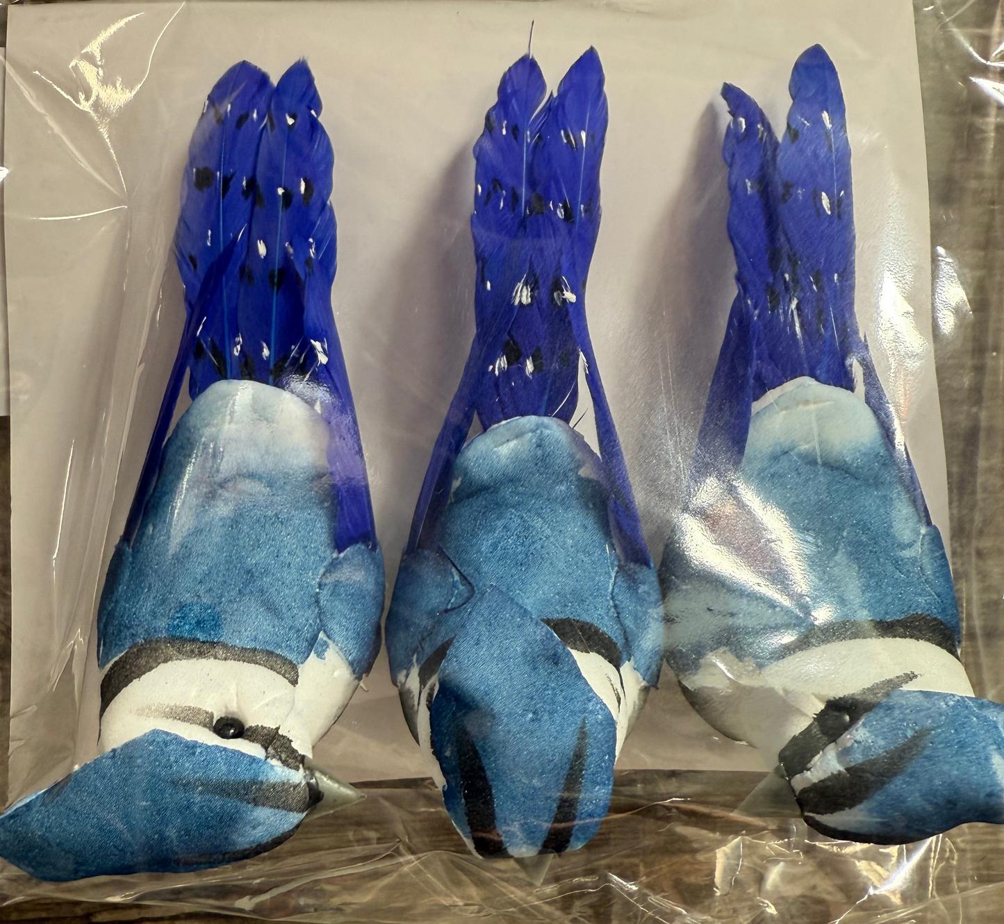 Package of Three Fabric Birds