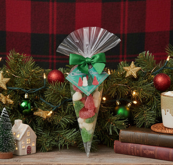 Christmas Gummy Tree & Snowman Gift Bag, 140 gram