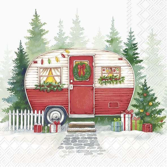 Festive Camper Paper Napkins by IHR