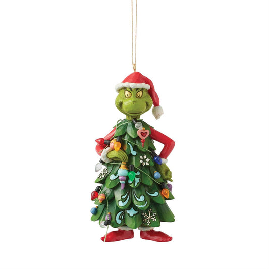 Grinch Dressed as Tree Ornament by Jim Shore