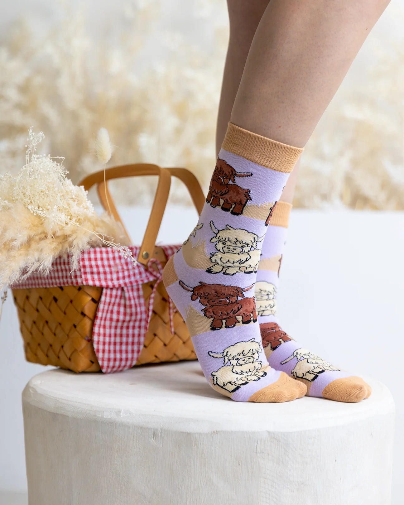 HIGHLAND COW SOCKS