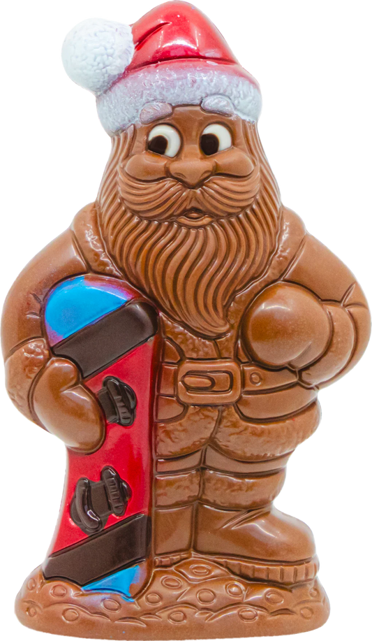 SANTA CLAUS SNOWBOARD 125G, Milk Chocolate