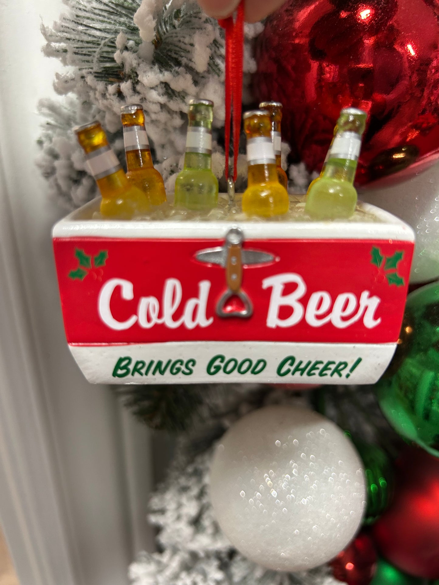 Beer Cooler Ornament