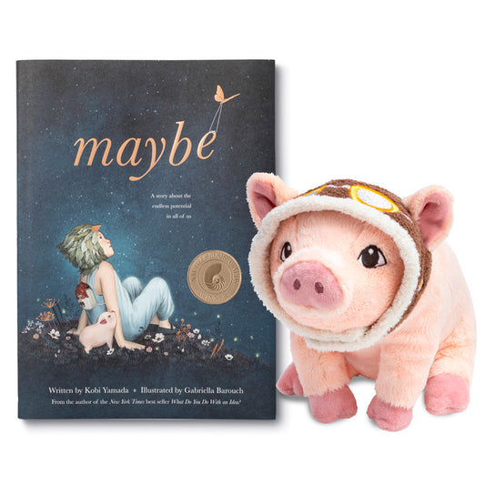 Maybe book with Plush pig Companion