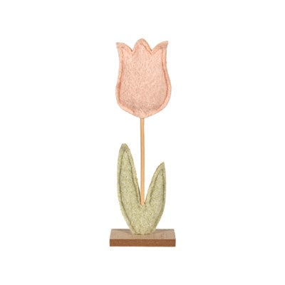 FABRIC TULIP-PINK 12"H