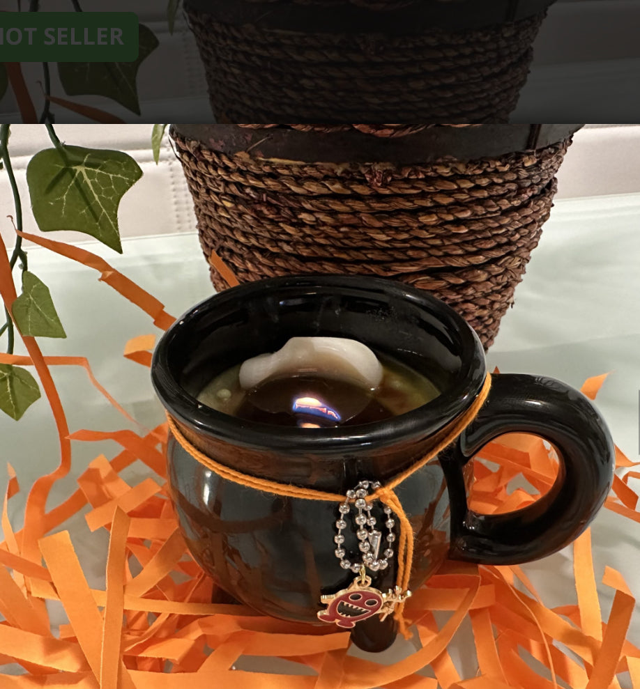 Cauldron candle & mug