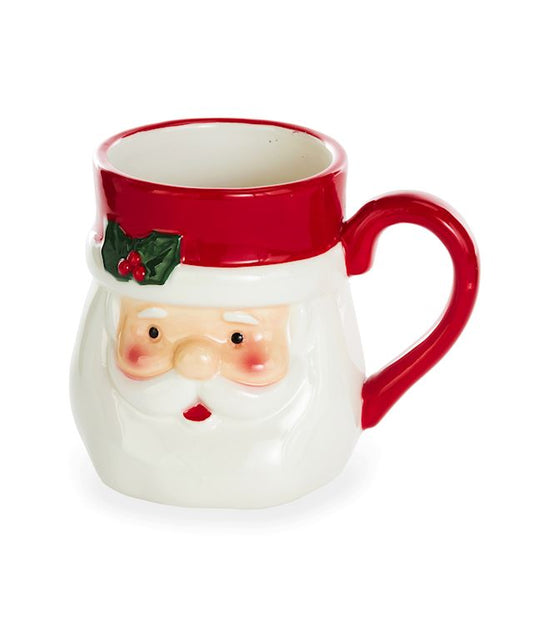 Smiling Santa mug