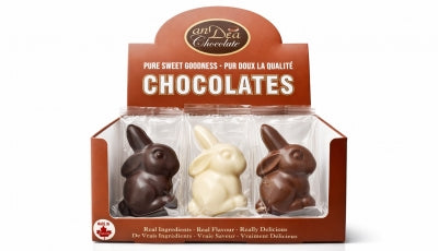 Milk, White & Dark Chocolate Baby Bunny - 30g