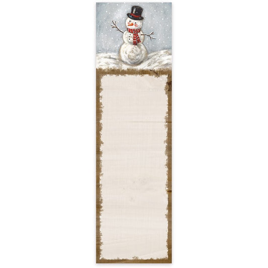 Snowman Notepad by Primitives by Kathy