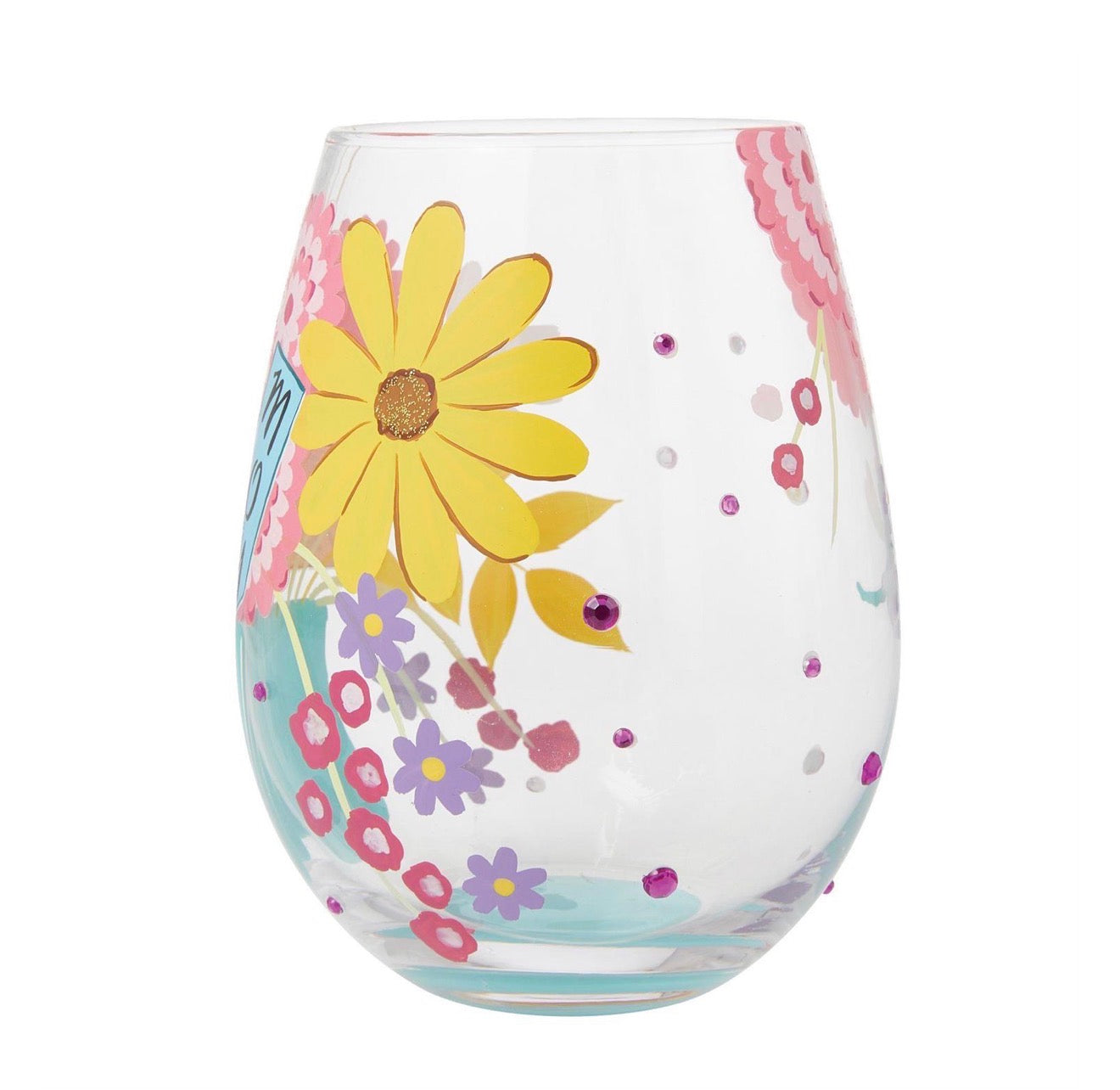 Best Mom Stemless Wine Glass by Lolita