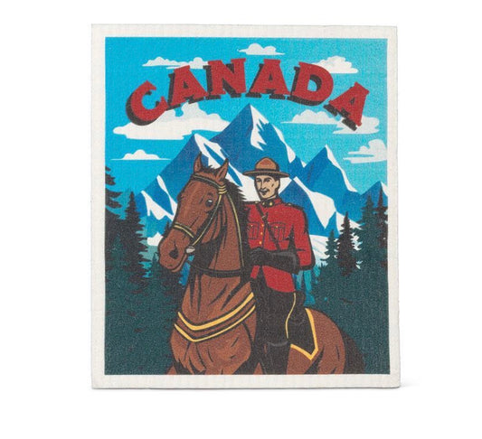 Canada Mountie Dishcloth