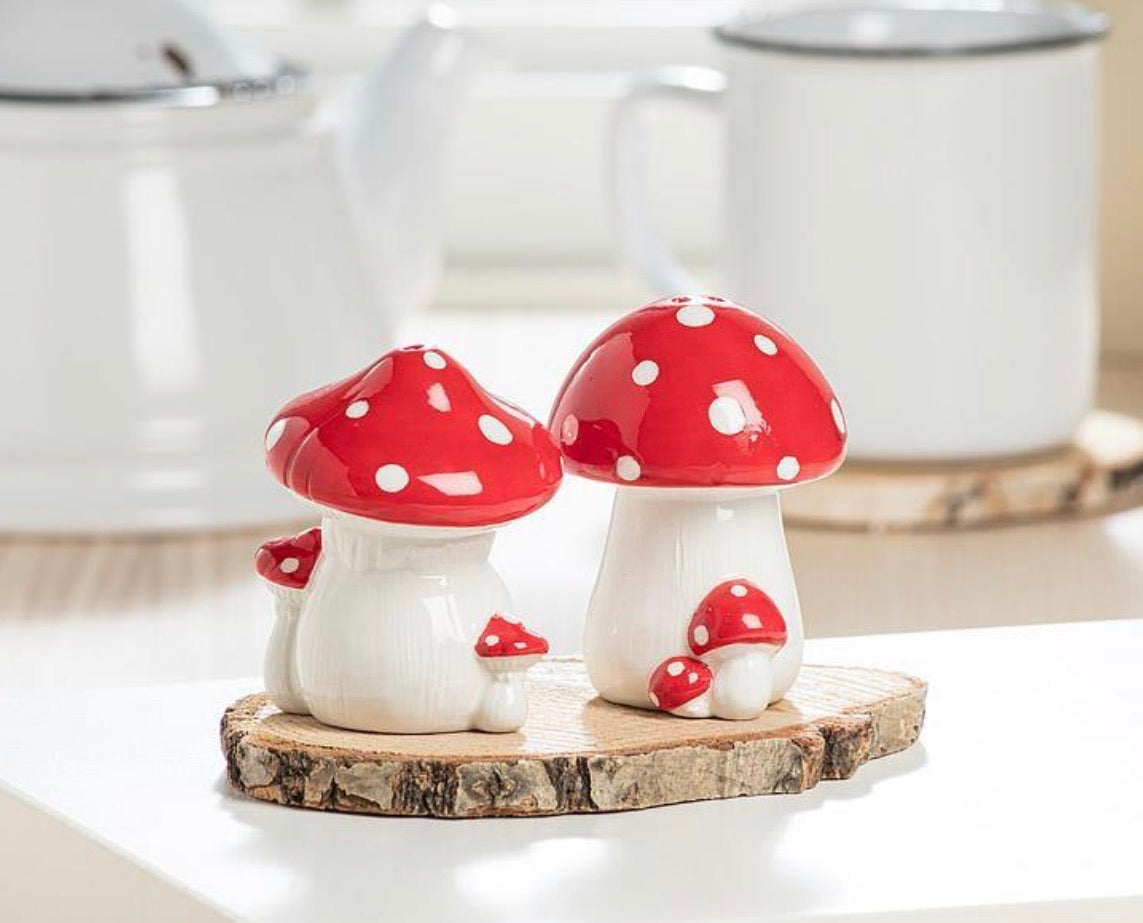 Dot Mushroom Salt and Pepper Set