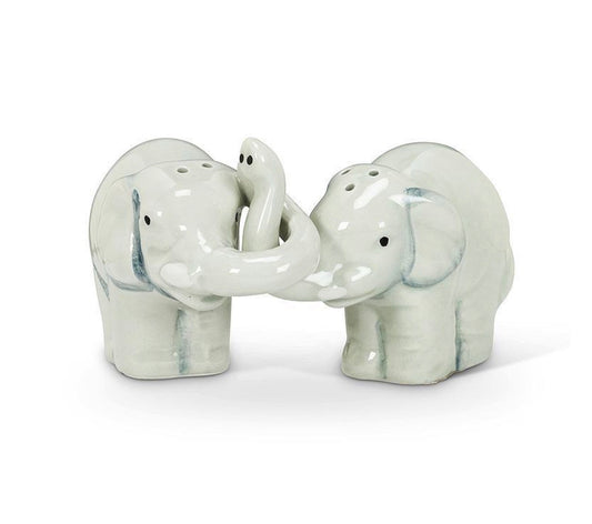 Hugging Elephant Salt and Pepper Shakers