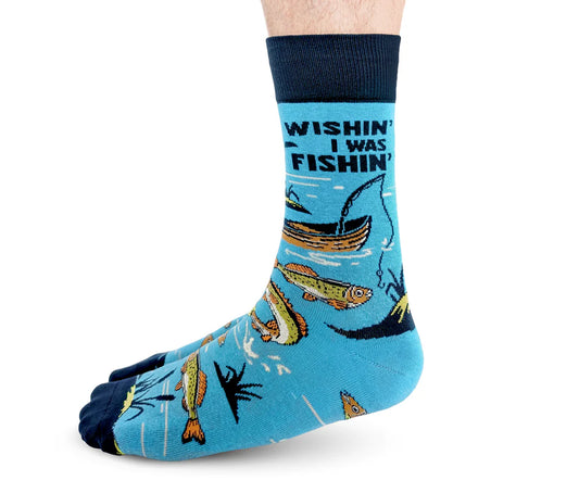 WISHIN' I WAS FISHIN' SOCKS