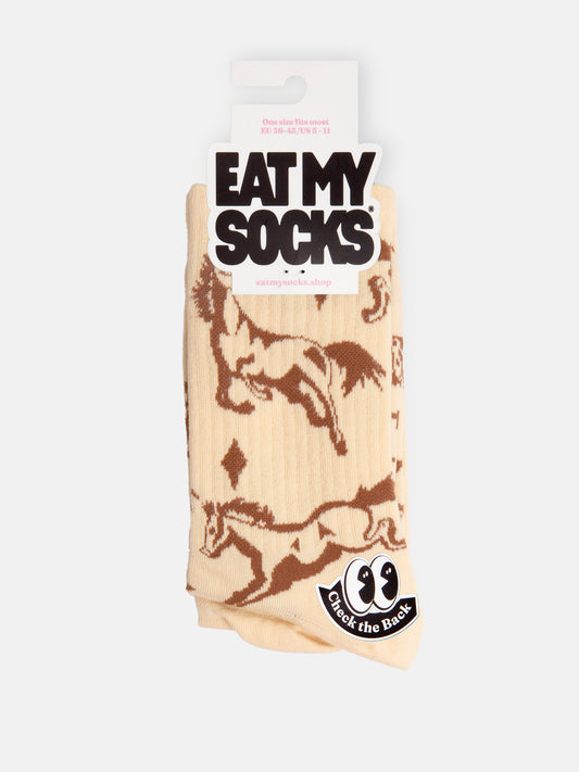 Wild Horse Flat Socks, Size 5-11